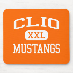 Tapis De Souris Clio - mustangs - lycée de Clio - Clio Michigan