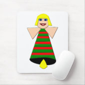 Tapis de souris cloche ange de Noël (Avec souris)