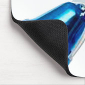 Tapis De Souris Cloches Bleues Et Mousepad Blanc (Coin)