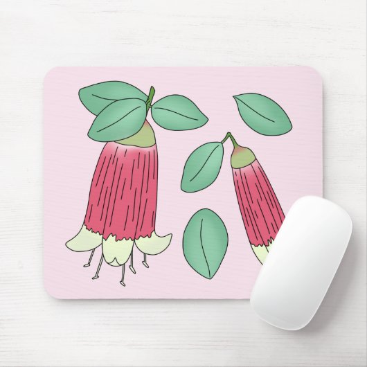 Tapis De Souris Cloches de Canberra (Avec souris)