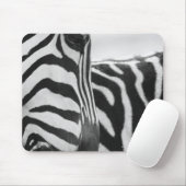 Tapis De Souris Close-up of zebra face and shoulder (Avec souris)
