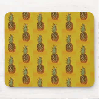 Tapis De Souris Closeup d'ananas avec Pad de souris orange