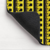 Tapis De Souris Clôture jaune (Coin)