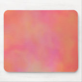 Tapis De Souris Cloud à marbre rose et orange abstrait (Devant)