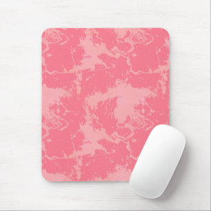 Tapis De Souris Cloud marbré rose abstrait
