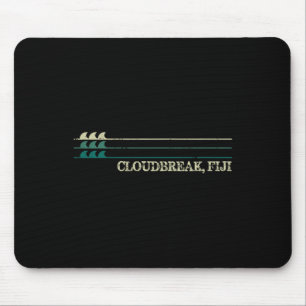 Tapis De Souris Cloudbreak Fiji Break Surf Rétro Vague