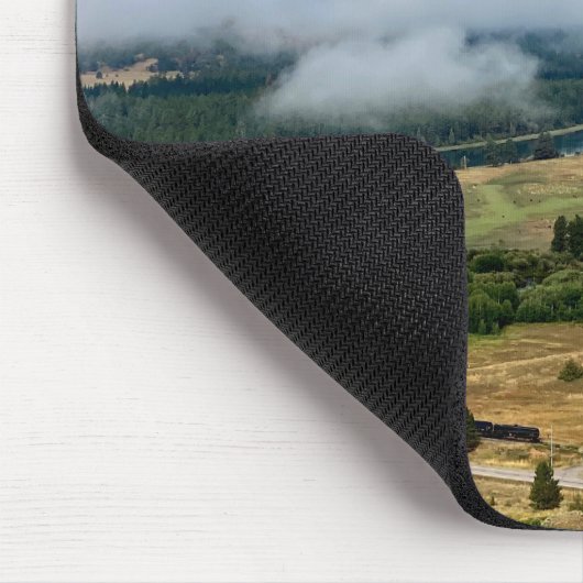 Tapis De Souris Clouds over Flathead River (Coin)