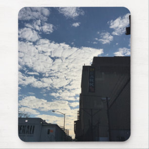 Tapis De Souris Cloudy Harlem Sky New York City Photographie NYC