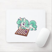 Tapis de souris Clover Cavalier d'échecs (Avec souris)