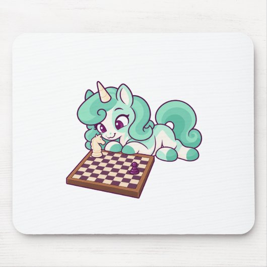 Tapis de souris Clover Cavalier d'échecs (Devant)