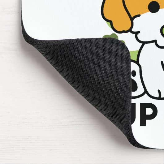 Tapis De Souris Clover Pup Love - St. Patrick's Day Chien Design (Coin)
