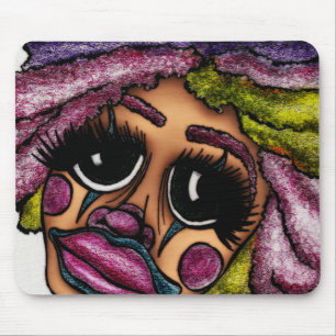 Tapis de souris Clown amusant, personnalisable