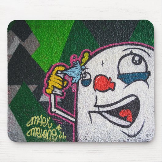 Tapis De Souris Clown blanc (Devant)