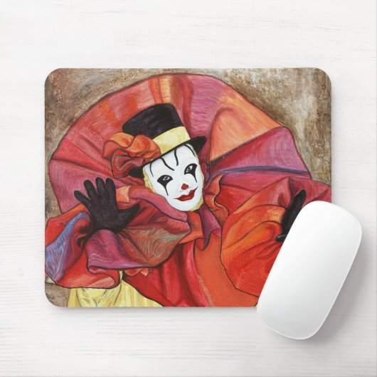 Tapis De Souris Clown de carnaval (Avec souris)