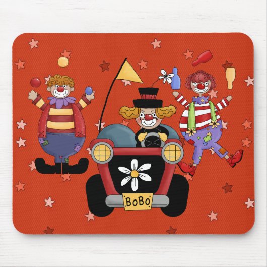 Tapis de souris Clown de cirque (Devant)