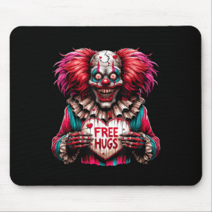 Tapis De Souris Clown d'horreur de la Saint Valentin Halloween