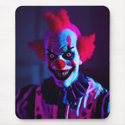 Tapis De Souris clown effrayant (Devant)