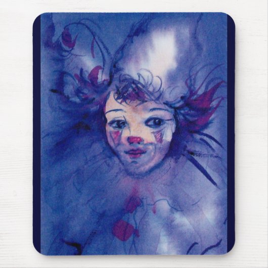 TAPIS DE SOURIS CLOWN EN VIOLET (Devant)
