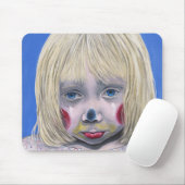 Tapis De Souris Clown triste Mousepad de petite fille (Avec souris)