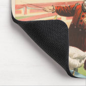 Tapis De Souris Clowns Avec Oies, Coqs Et Âne. (Coin)