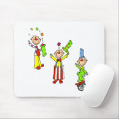 Tapis De Souris Clowns de Cirque (Avec souris)