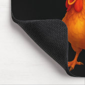 Tapis De Souris Clu-cluck-clu Funny Rooster Chicken Hilarious Farm (Coin)
