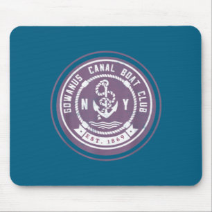 Tapis De Souris Club de bateau Gowanus C drôle Brooklyn New York t