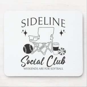 Tapis De Souris Club de femmes en marge Mot de jeu de maman douce