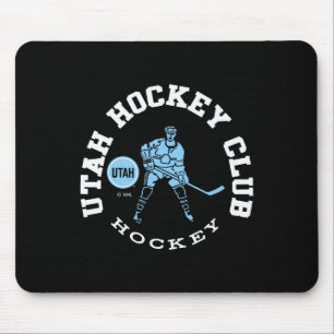 Tapis De Souris Club de hockey de l'Utah Edge Black Officiellement