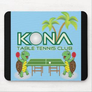Tapis De Souris Club de ping-pong de Kona