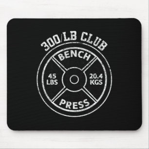 Tapis De Souris Club de presse développé couché 300 livres Gym mus