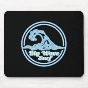 Tapis De Souris Club de surf Big Wave de North Jetty Beach, graphe