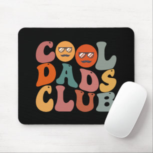 Tapis De Souris Club des papas cool Papa Fête des Pères Rétro Groo