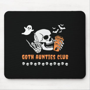 Tapis De Souris Club des Tantes Gothiques Tante Halloween Fantomat