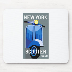 Tapis De Souris Club Mousepad de scooter de New York