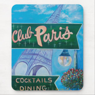 Tapis De Souris Club Paris Mousepad