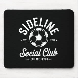 Tapis De Souris Club Social de la Ligne de Touche de Match de Foot