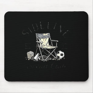 Tapis De Souris Club Social de Sideline Cheer Snack Repeat Maman d