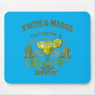Tapis De Souris Club Social Tacos Et Margaritas Nourriture Boisson