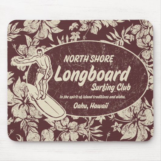 Tapis De Souris Club surfant Mousepad (Devant)