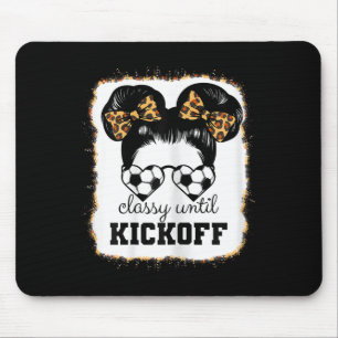 Tapis De Souris Cly jusqu'au coup d'envoi Léopard décoloré Funny F