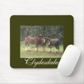 Tapis De Souris Clydesdales Mousepad (Avec souris)