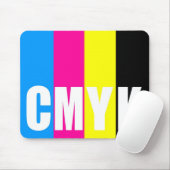 Tapis de souris CMYK (Avec souris)