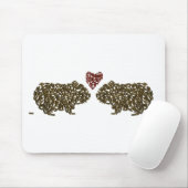 Tapis De Souris Cobayes dans l'amour (Avec souris)
