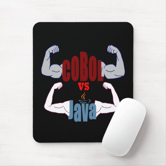 Tapis De Souris Cobol vs Langages de Programmation Java Confrontat (Avec souris)