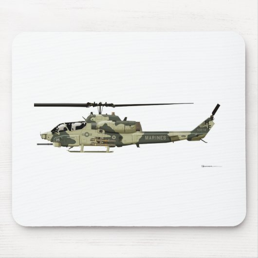 Tapis De Souris Cobra superbe de Bell AH-1W (Devant)