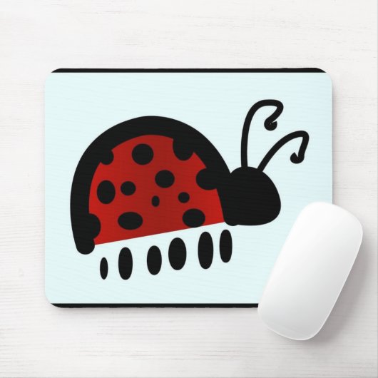 Tapis De Souris coccinelle (Avec souris)