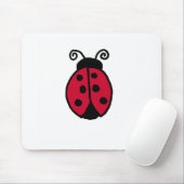 Tapis De Souris coccinelle (Avec souris)