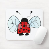 Tapis De Souris Coccinelle (Avec souris)