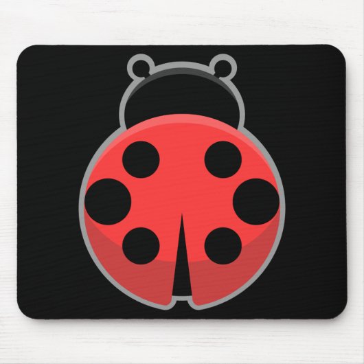 Tapis De Souris Coccinelle de Kawaii (Devant)